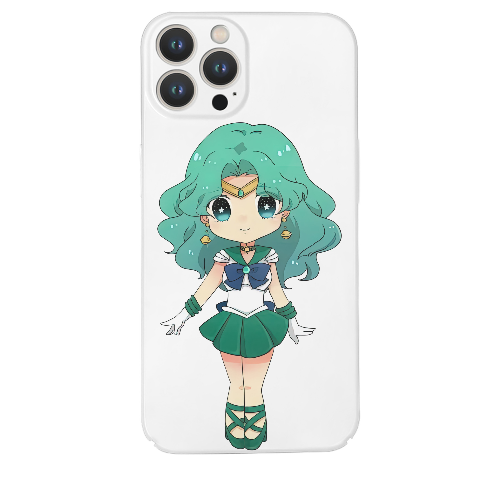 （画像用） 美少女戦士セーラームーン 海王 みちる（かいおう みちる） Sailor Moon Kaiou Michiru 【iPhone 14シリーズ対応】ハードケース